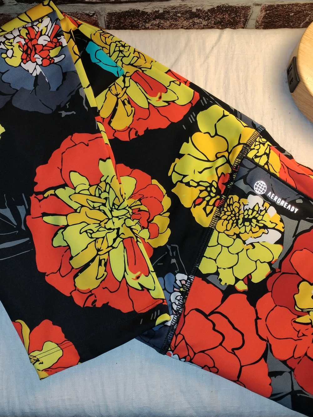 Adidas Aeroready Running Floral Print Leggings